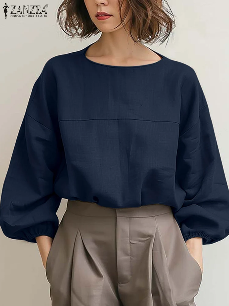 ZANZEA   3/4   콺, ġũ 混  , ѱ ָ ǽ  콺, 2024  м