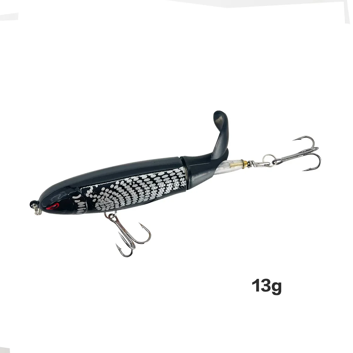 1/3/6/8Pcs Topwater Angeln Locken Whopper Popper Künstliche Köder Harte Plopper Weiche Rotierenden Schwanz angelgerät Angeln Köder – Detail 7