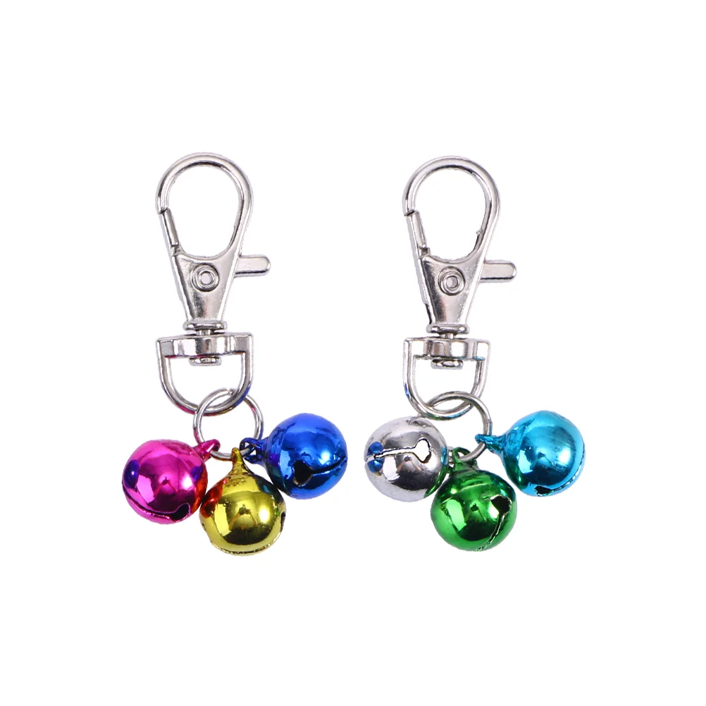 

2Pcs Mini Assorted Color Bells for Pet Dog Puppy Collar Decoration (Random Color)