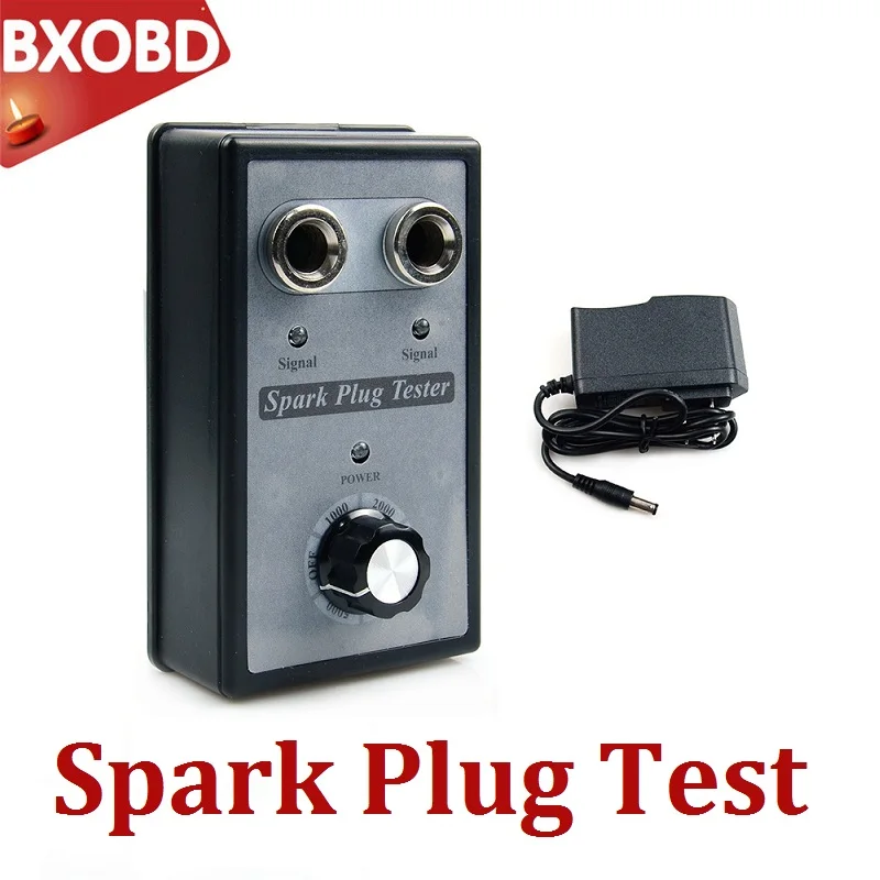 Spark Plug Tester Adjustable Double Hole 12V Gasoline Vehicles Car