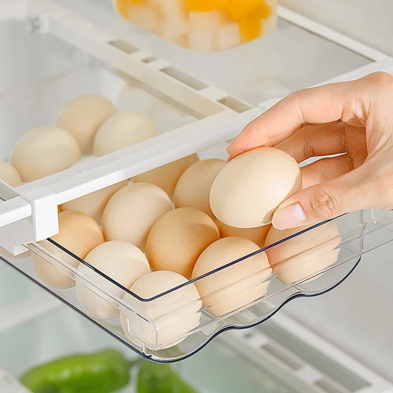 Clear Container for Egg Fridge Storage