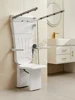 Sitting thermostatic shower Multifunctional wall-mounted seat shower Folding shower screen 5