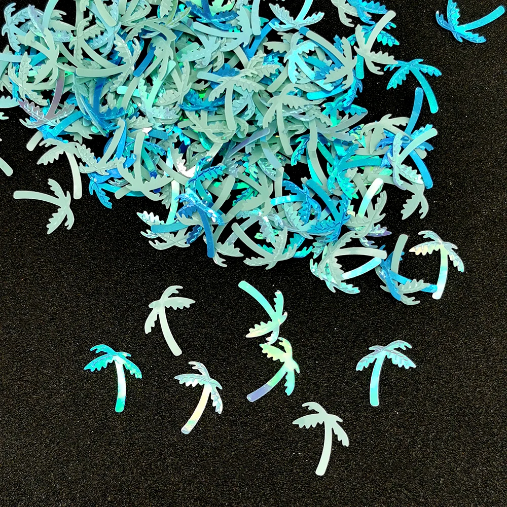 Party Decorations 15g Green Palm Cactus Confetti Flamingo Sequin Scatter DIY Jungle Theme Party Centerpiece