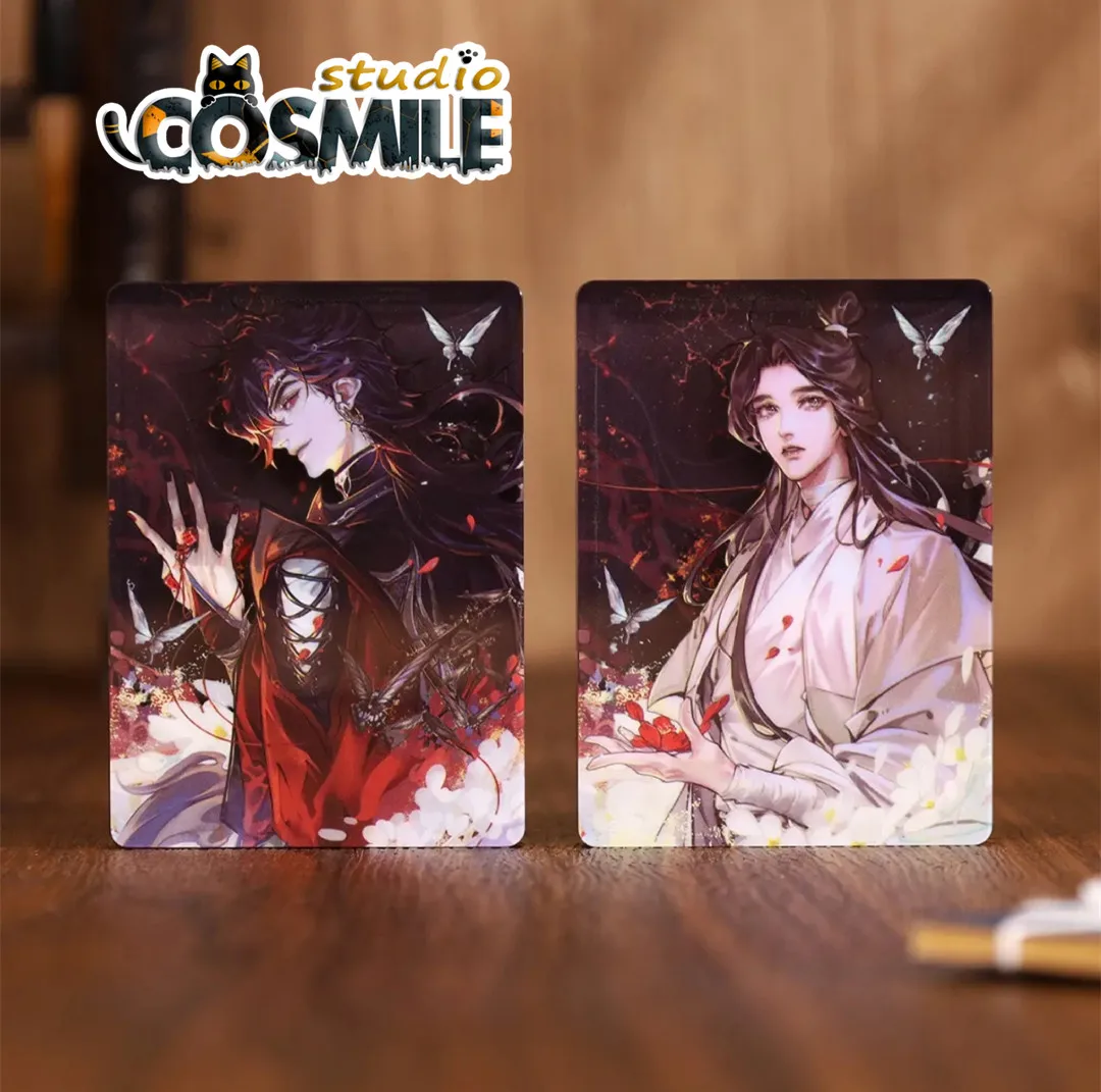 애니메이션 Tian Guan Ci Fu TGCF 공식 오리지널 화청 시리안 섀도우 글리터 오일 아크릴 퀵샌드 마작 스탠드 바이 사
