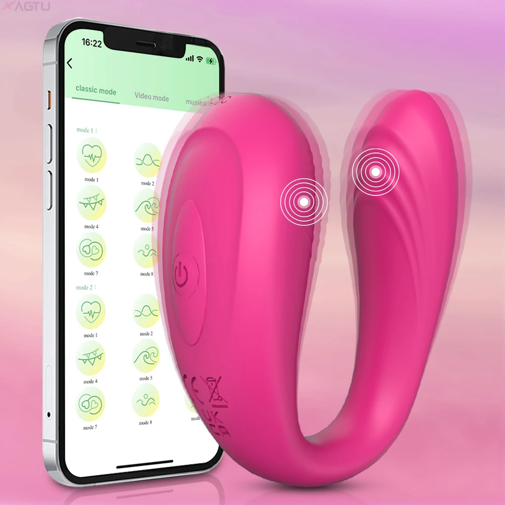 APP G-Punkt-Dildo, der Vibrator für Frauen teilt, tragbare Vibratoren, Ei-Höschen, G-Punkt-Klitoris-Stimulator, Sexspielzeug für Paare ab 18 Jahren 1