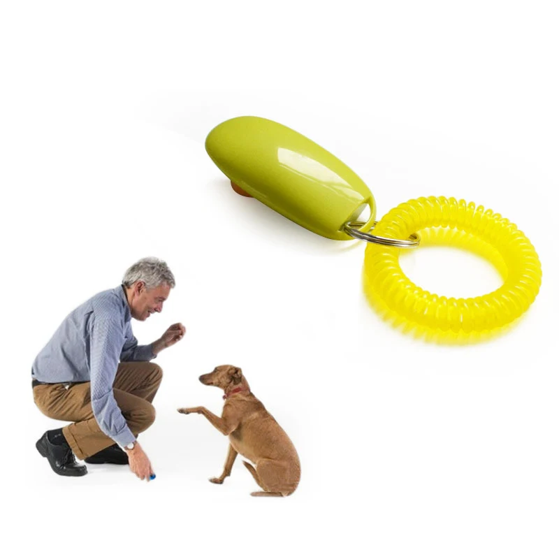1Pcs Dog Clicker Toys Pet Tranining Clicker Obedience Dog Cat Training Traine Universal Pet Training Strap Light Weight