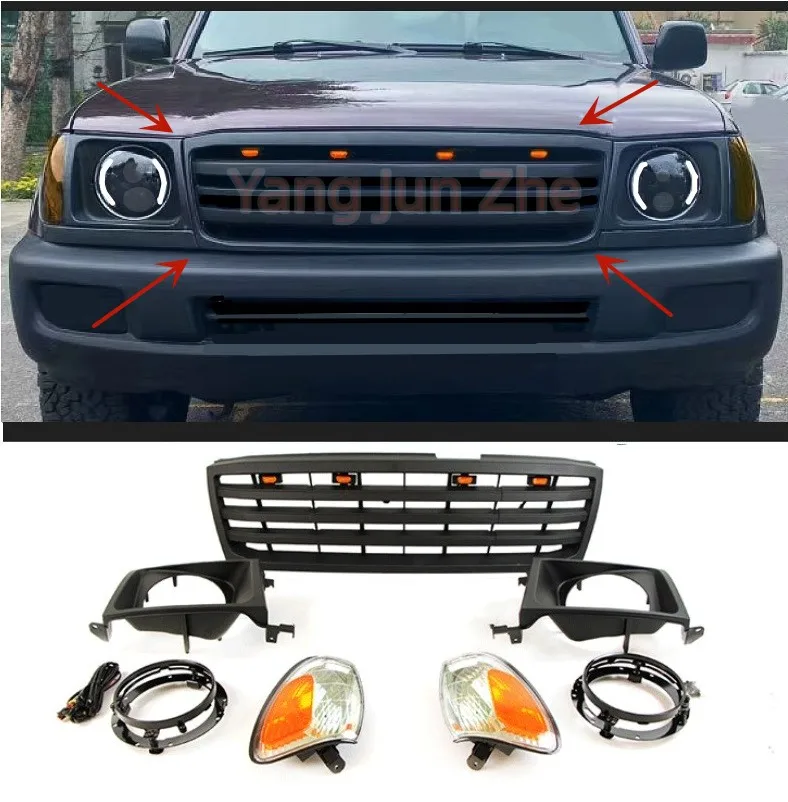 1998-2006クロームメッキのフロントバンパー,モーターサイクルライトと