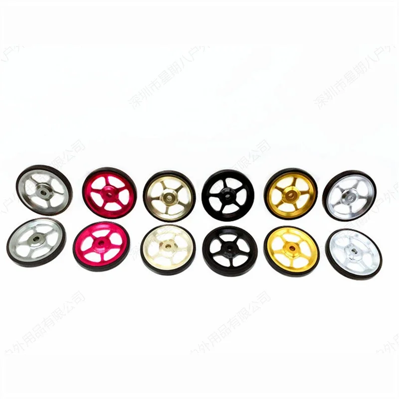 Week Eight Folding Bike 1 Piece Easy Wheel For Brompton Birdy Aluminum Alloy Bearing Wheels Eieio Bicycle Parts