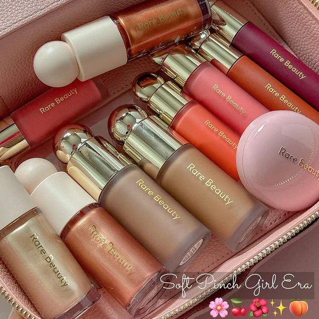 Rare Beauty Light Silky Touch Highlighter Soft Pinch Liquid Blush Positive Light Lqiuid Luminizer Stay Vulnerable Melting Blush 1