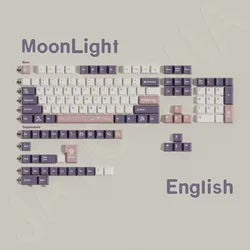 Purple Cherry Keycaps - Multilingual Dye - Sub Set (English)