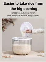 Household Food Grade Sealed Insect Proof Rice Bucket Moisture Resistant Thickened Storage Rice Box 2