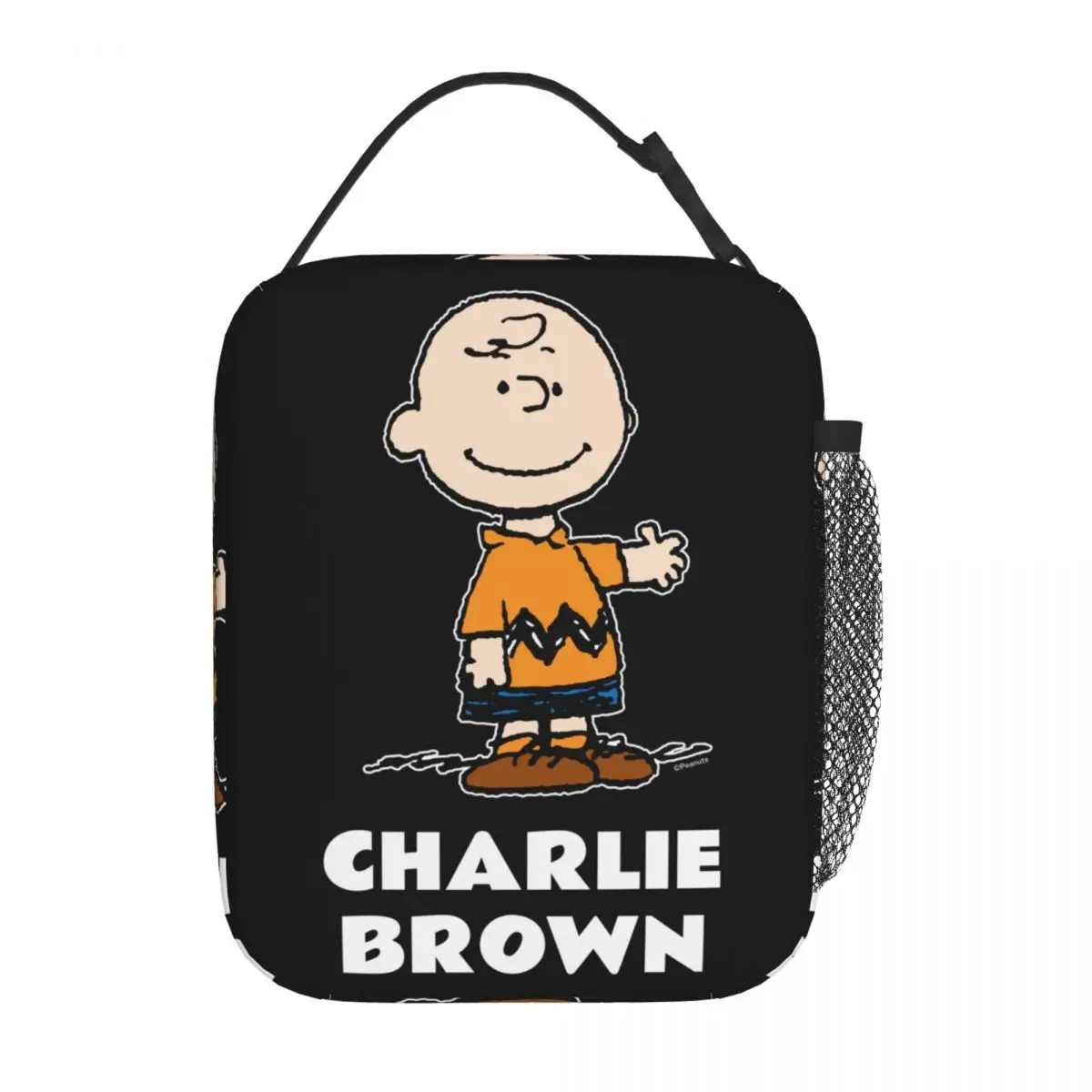 Bolsa térmica para el almuerzo con diseño de Snoopy y Charlie Brown, contenedor de alimentos con diseño de Peanuts, lonchera térmica portátil para viajes