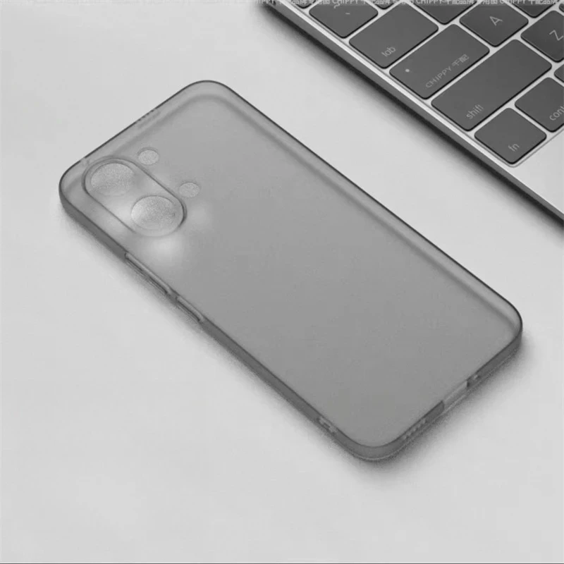 Matte Transparent Magnetic Soft Silicone Case - Ultra Thin Slim Back Protector Cover