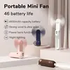 JISULIFE Portable Fan Mini Handheld Fan USB 4500mAh Recharge Hand Held Small 3 in1 Pocket Fan with Power Bank Flashlight Feature 1