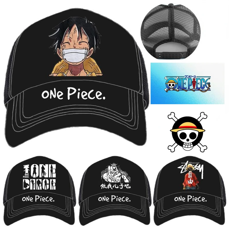 

Цельная Аниме Обезьяна · D · Luffy Roronoa Zoro мужские кепки женские бейсболки летняя Солнцезащитная козырек Подарочная Кепка аксессуары для одежды