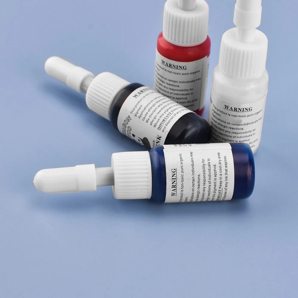 20ML Tattoo Ink Semi Permanent Natural Plant Pigment Permanent Makeup Supplies Tools For Body Art Paint Tattoos Color