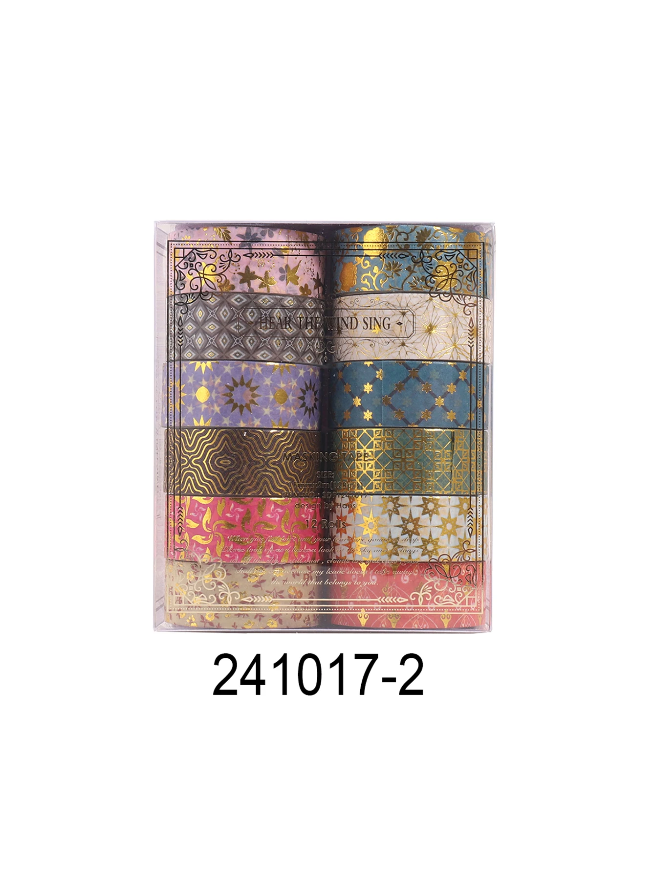 12 لفة/صندوق من شريط واشي من الرقائق الساخنة الإبد...