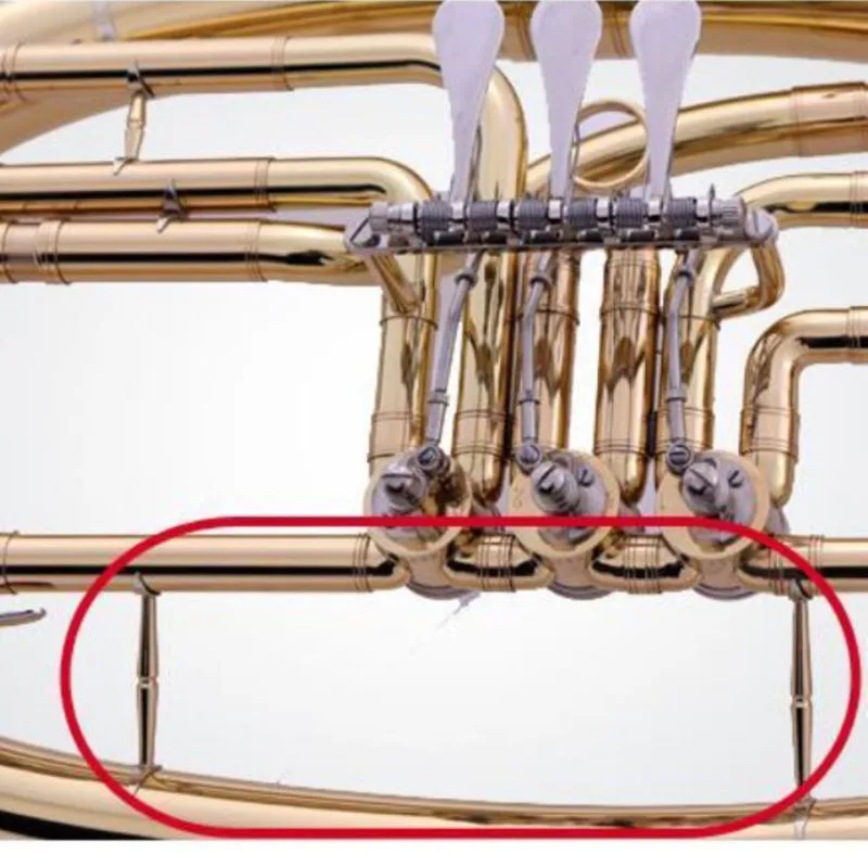 original Brass gold-plated 3 Key valve Tenor Horn Euphonium B-flat performance solo instrument trumpet horn Accessory Free Ship
