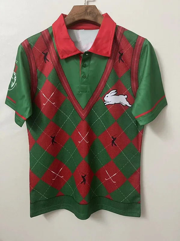 

2022 South Sydney Rabbitohs Polo Rugby Jersey r size S--5XL
