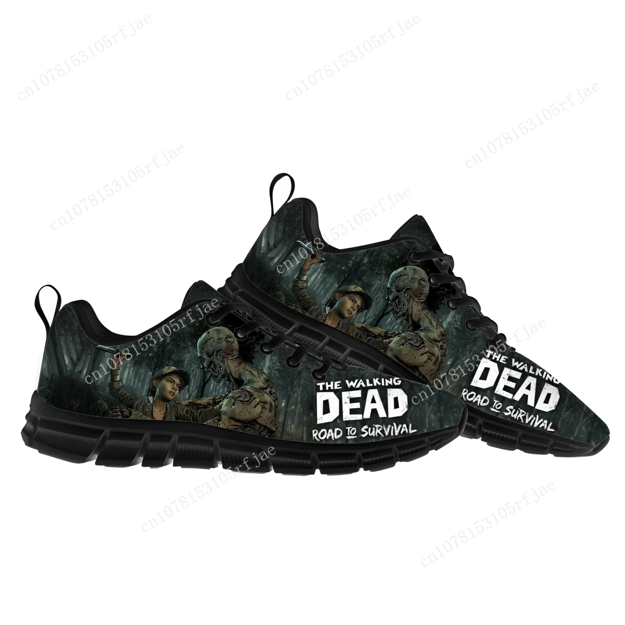The Walking Dead Sports Shoes Cartoon Game Men Women Teenager Children Sneakers Fashion High Quality Sneaker Custom Built Shoes
