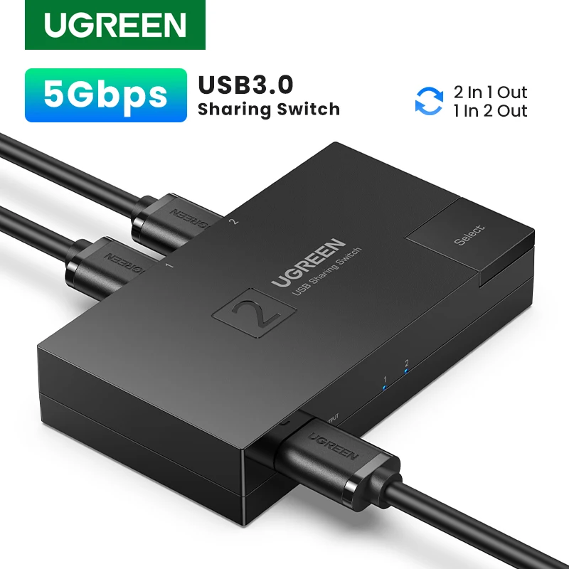 UGREEN USB KVM Switch 5Gbps - ElCuponeador
