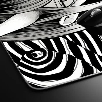 Tapis de Souris Verre Trempé ATOM – Gravure Personnalisée, FPS Gamer, PC 2