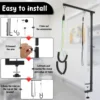 Dog Grooming Table Arm Iron Pet Grooming Stand with Clamp Height Adjustable Fixed Dog Beauty Stand for Pet Nail Clipping Haircut 6