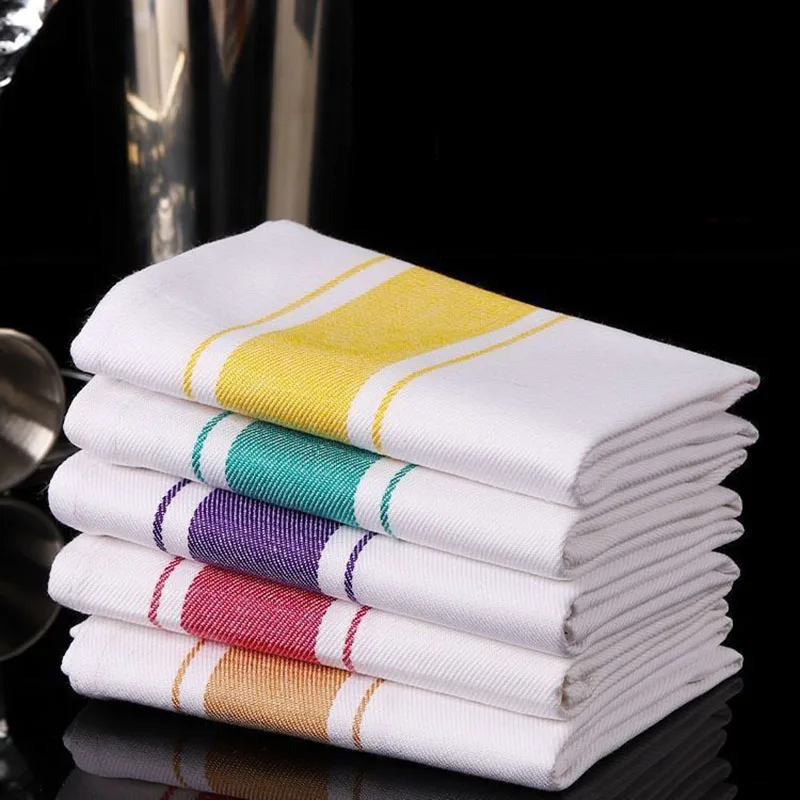 European Kitchen Towel Placemat Thickened Cotton Cup Cloth Mat for Hotel  Restaurant Kitchen Accessories Cleaning Tools Coaster