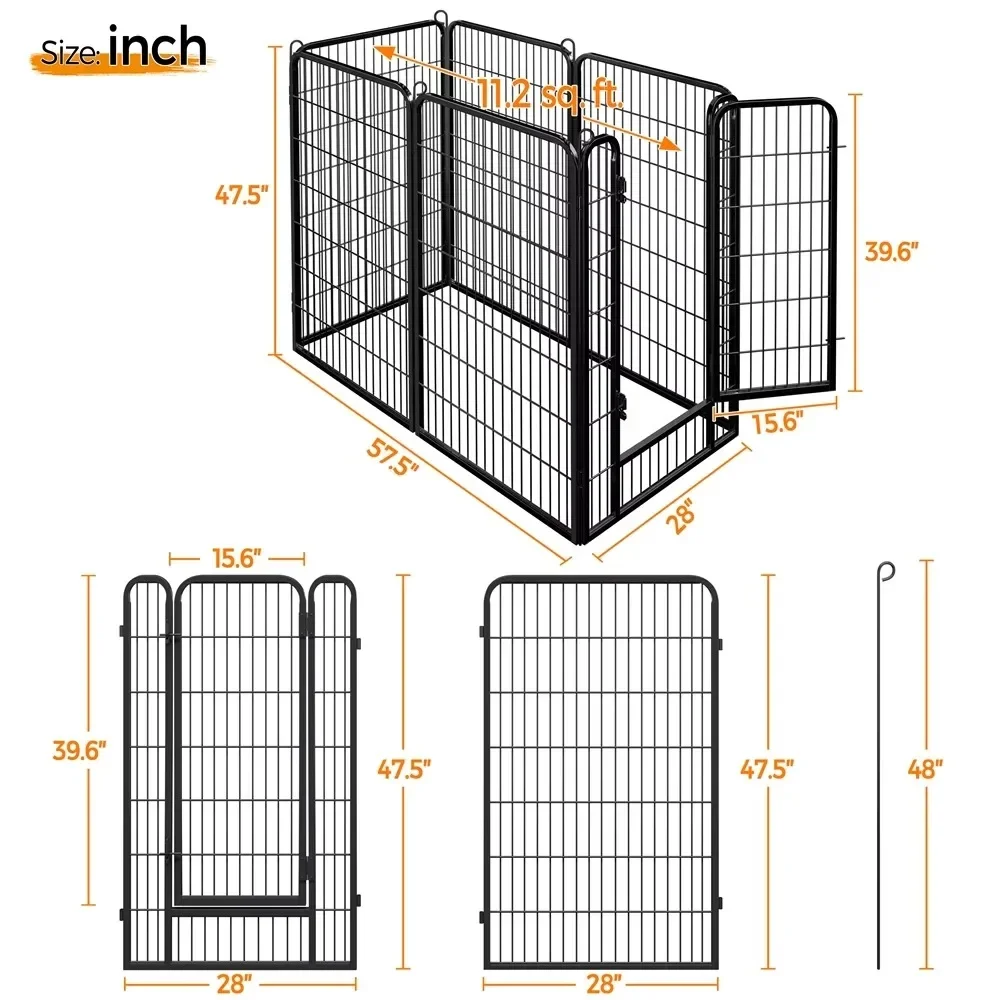 6-Panel Pet Playpen 4