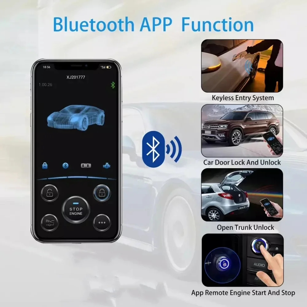 مجموعة الدخول الذكي للسيارات تحكم بالسيارة عن بعد...