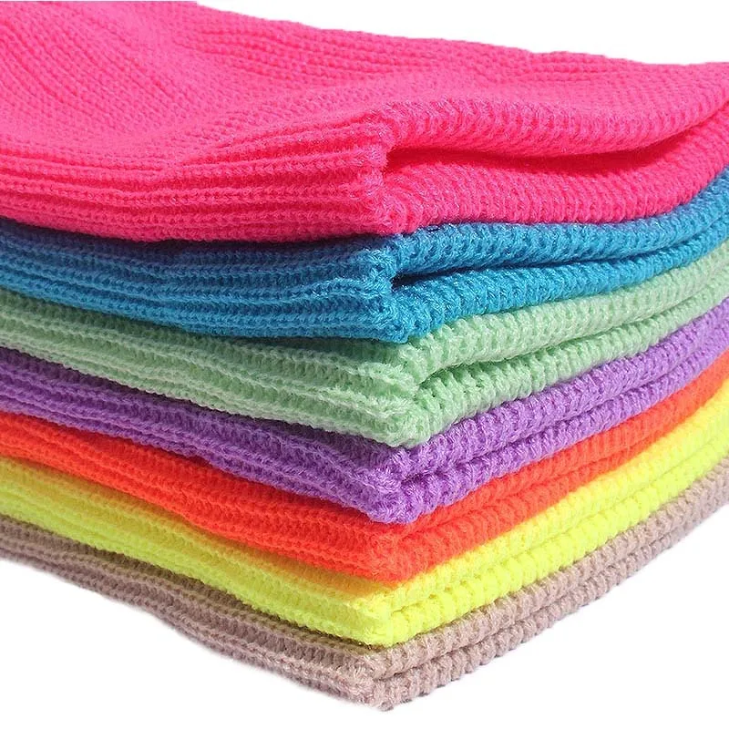 Unisex Winter Warm Brimless Knit Beanie Hat