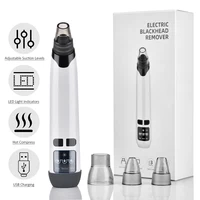 Hot Compress Electric Bubble Blackhead Remover Vacuum Suction Pore Cleaner Facial Tool Deep Clean Acne Pimple Care Extractor 1