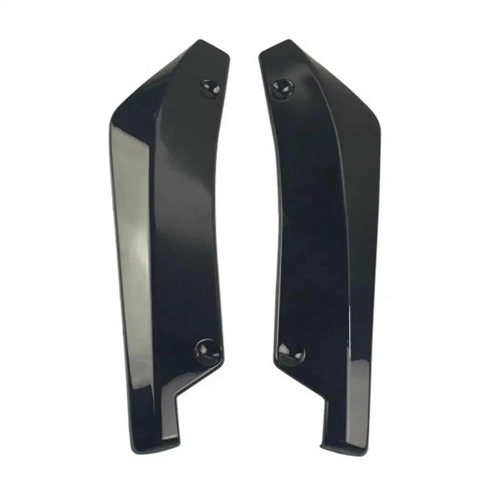 2Pcs Universal Car Rear Bumper Lip Spoiler Diffuser Splitter Scratch Protector