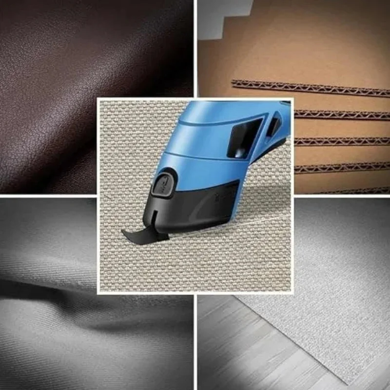 Portable Rechargeable Electric Scissors Effortless Cutting Fabric Leather Electric Cutting Scissors Tailor Sewing Cutting Knife