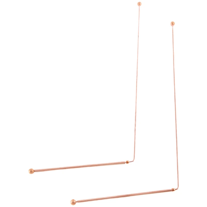 Smart-Copper Dowsing Rods-99.9% Pure Copper 6PCS Divining Rods Energy Water Witching Detector