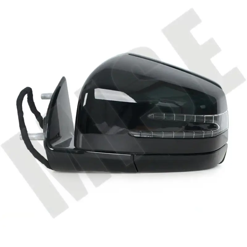 Espejo retrovisor eléctrico para coche, montaje de puerta lateral, negro, para Mercedes Benz W164, X164, ML, GL, Cl 2005-2011, 1668100164, 1668100264