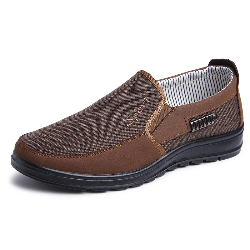 Canvas Shoes Men Classic Loafers Men Casual Shoes Breathable Walking Flat Men Shoes Sneakers Plus Size 2023 4