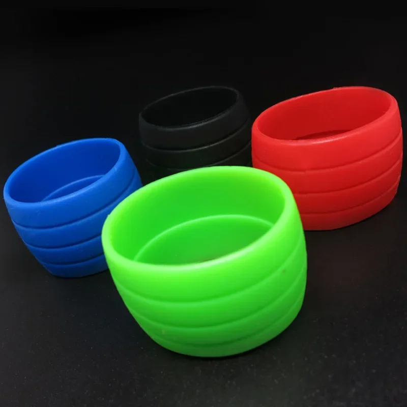 Bicycle Handlebar End Strip Tape Fixing Ring Road Handlebar Tape Plug Silicone Waterproof Wear-resistant