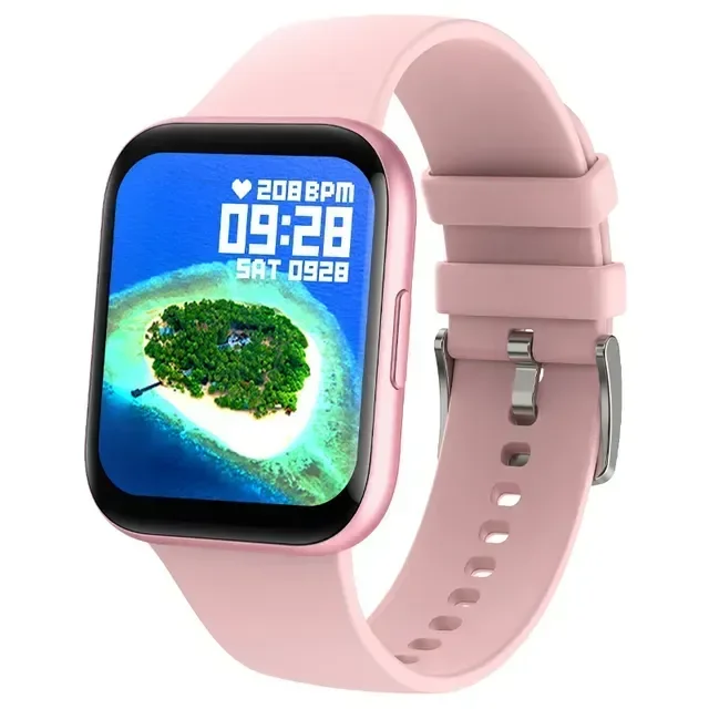 

1.69" Women Smart Watch Real-time Weather Forecast Tracker Heart Rate Monitor Sports Ladies Smart Watch Men For Android IOS