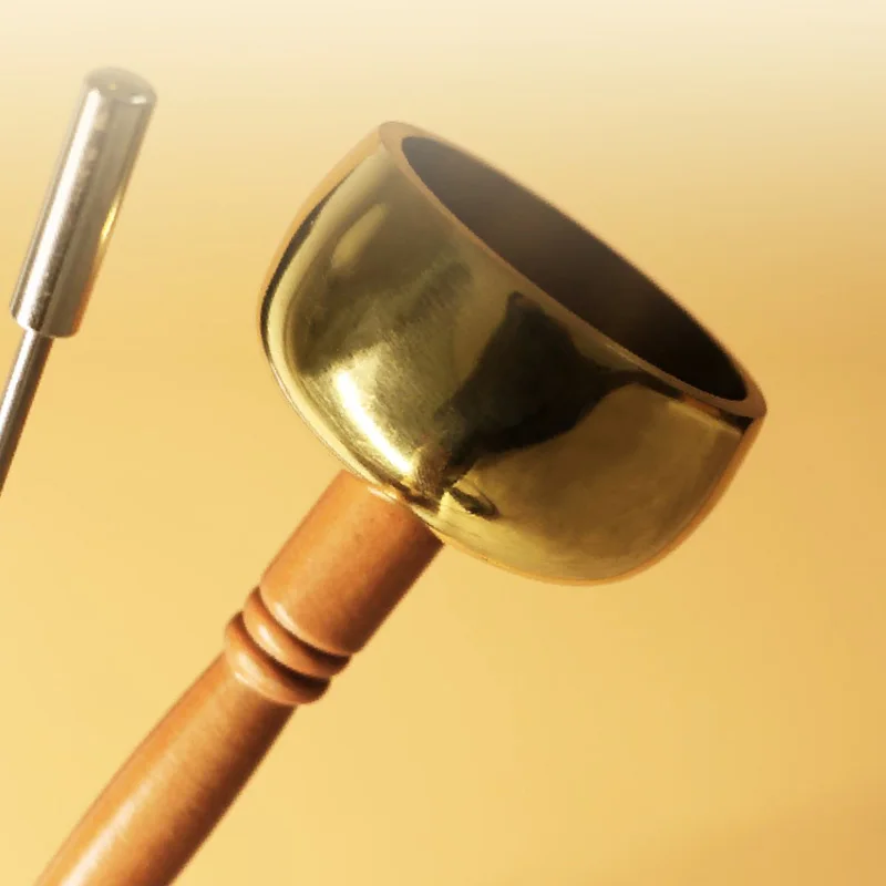 Japanese-style brass bells for Buddha, percussion instrument, meditation bell, home decoration