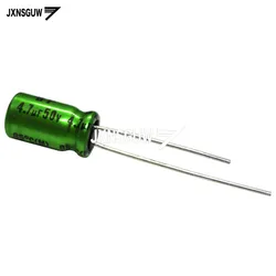 10PCS NICHICON MUSE BP 50V4.7UF 6.3X11MM Green Non Polar 4.7uF 50v Audio Electrolytic Capacitor ES 4.7uF/50v MUSE-BP