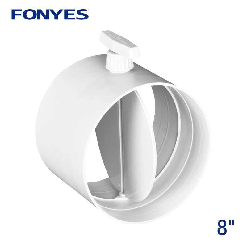 HVAC8inchplasticmanualairvalvevolumeflowratedamperairduct