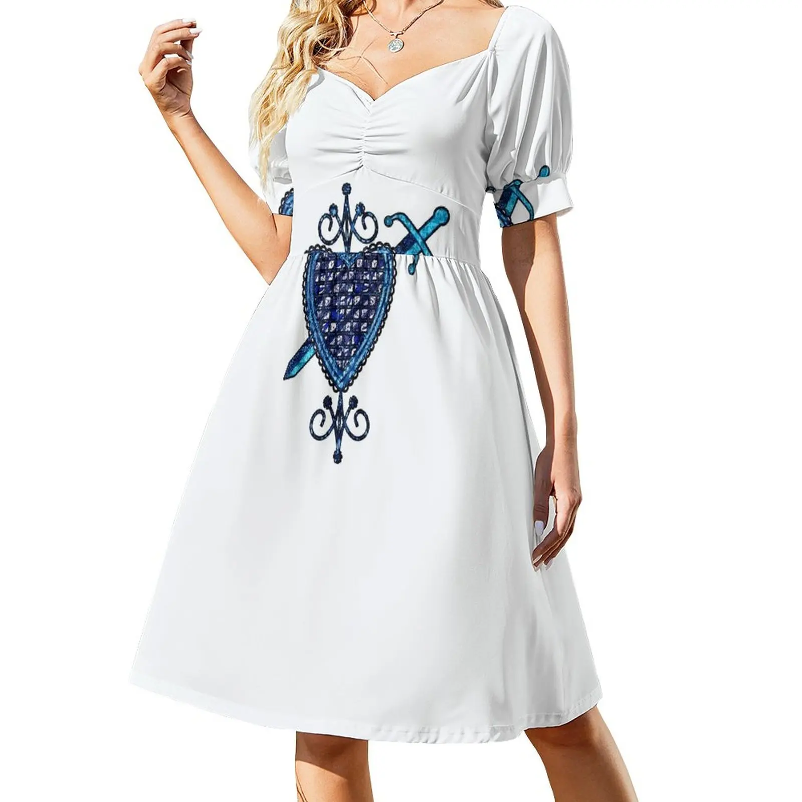 

Erzulie Dantor Veve Sigil Sleeveless Dress Women's dress Women dresses summer dresses summer woman 2024 long sleeve dress