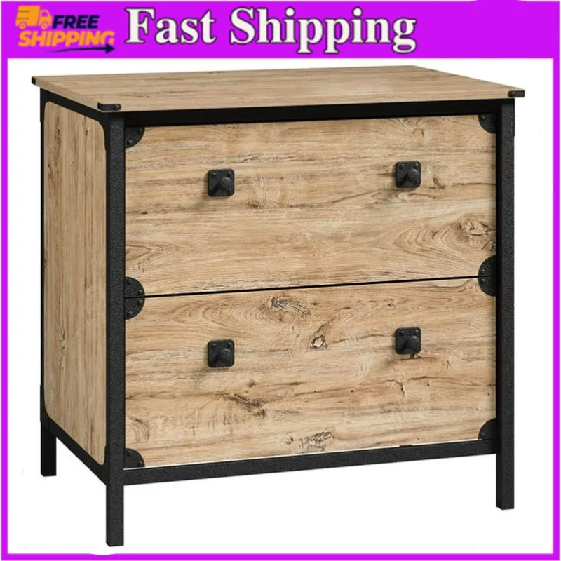 

2-Drawer Lateral File Cabinet, Milled Mesquite Finish
