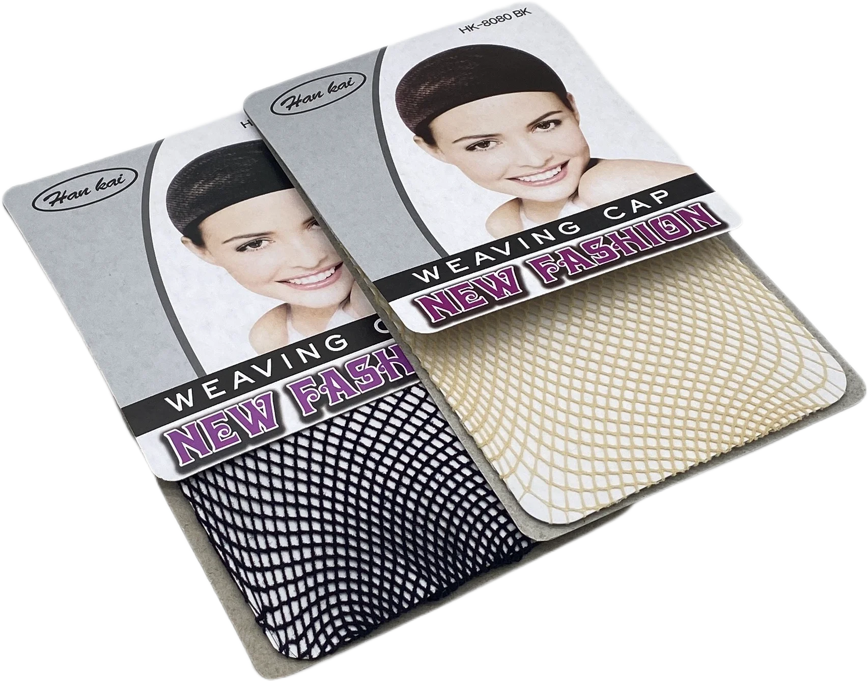 16 Packungen Beige NEUE Modische Schwarze Webkappe Einseitig Offenes Dehnbares Elastisches Haarnetz Geschlossener Snood Perückenkappe Haarnetz Haarnetz – Detail 1