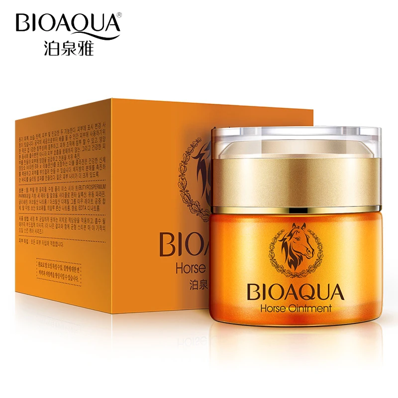 

bioaqua horse oil cream anti aging cream scar face body whitening cream korean cosmetic skin care whitening moisturizing