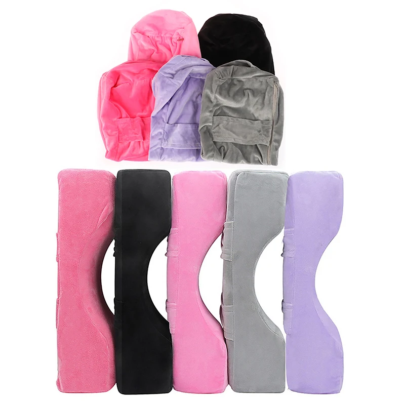 Multicolored Flannel Eyelash Extension Pillow Cover