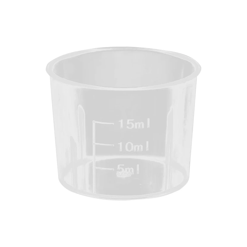 15ml Scale Measuring Cup Small Plastic Quantitative Cup Cooking Juice Cup BH