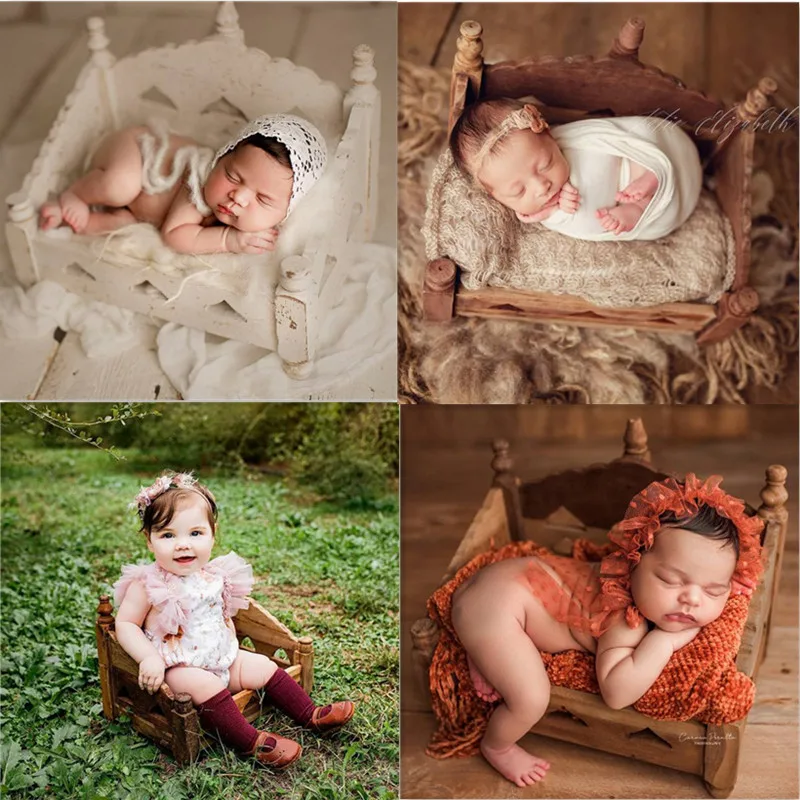 Sunshine Newborn Photography Props Do Old Sofa Bed Baby Photo Chair Posing Props Full-moon Photo Accessories Baby Sofa
