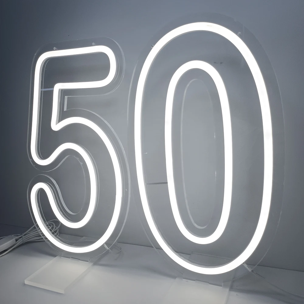 Rielmox Numero Luminoso Da 1,2 M Per Tendone - Numero 1 Bianco Freddo Per Feste, Montaggio Incluso - copertina